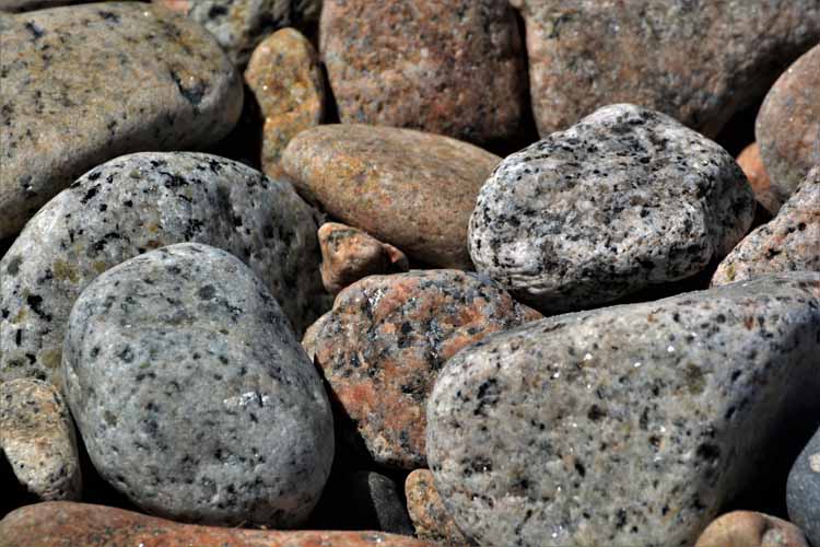 rocks on beach
